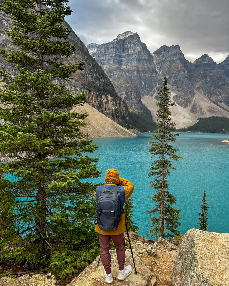 Jake at Moraine Lake